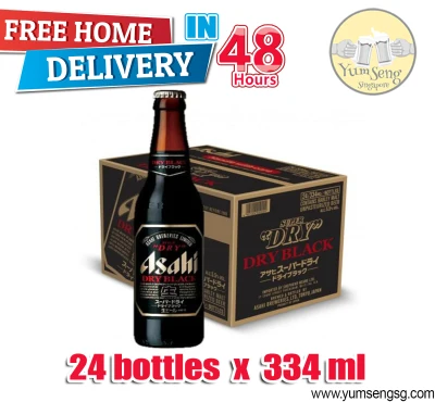 Asahi Dry Black Beer ( 24 bottles x 334ml)