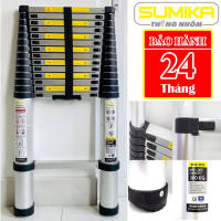 Thang nhôm rút gọn 3.2m - 3.8m - 4.4m Sumika SK320 - SK380 - SK440 chịu tải 300kg bảo hành 2 năm.