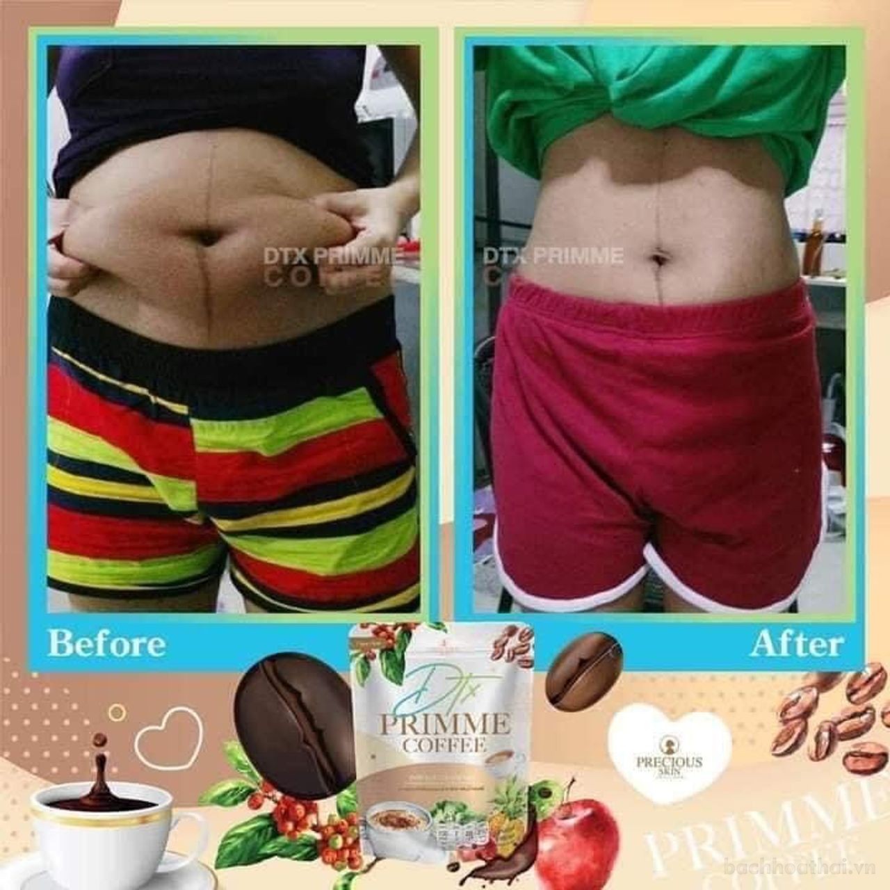 Cà phê thải ƌộc giảm cân DTX Primme Coffee Thái Lan