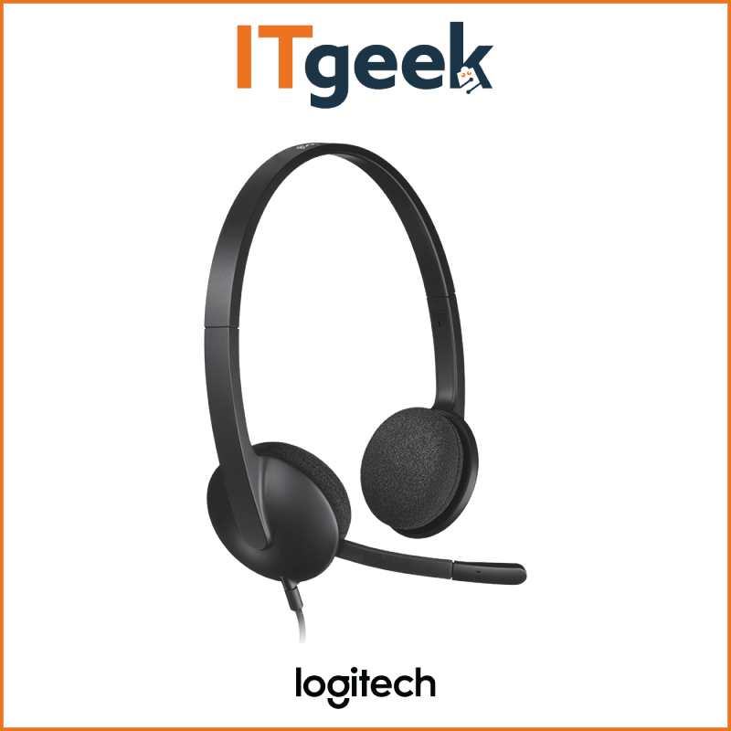 (4HRS DELIVERY) Logitech H340 USB Computer Headset with Noise Cancellation Singapore
