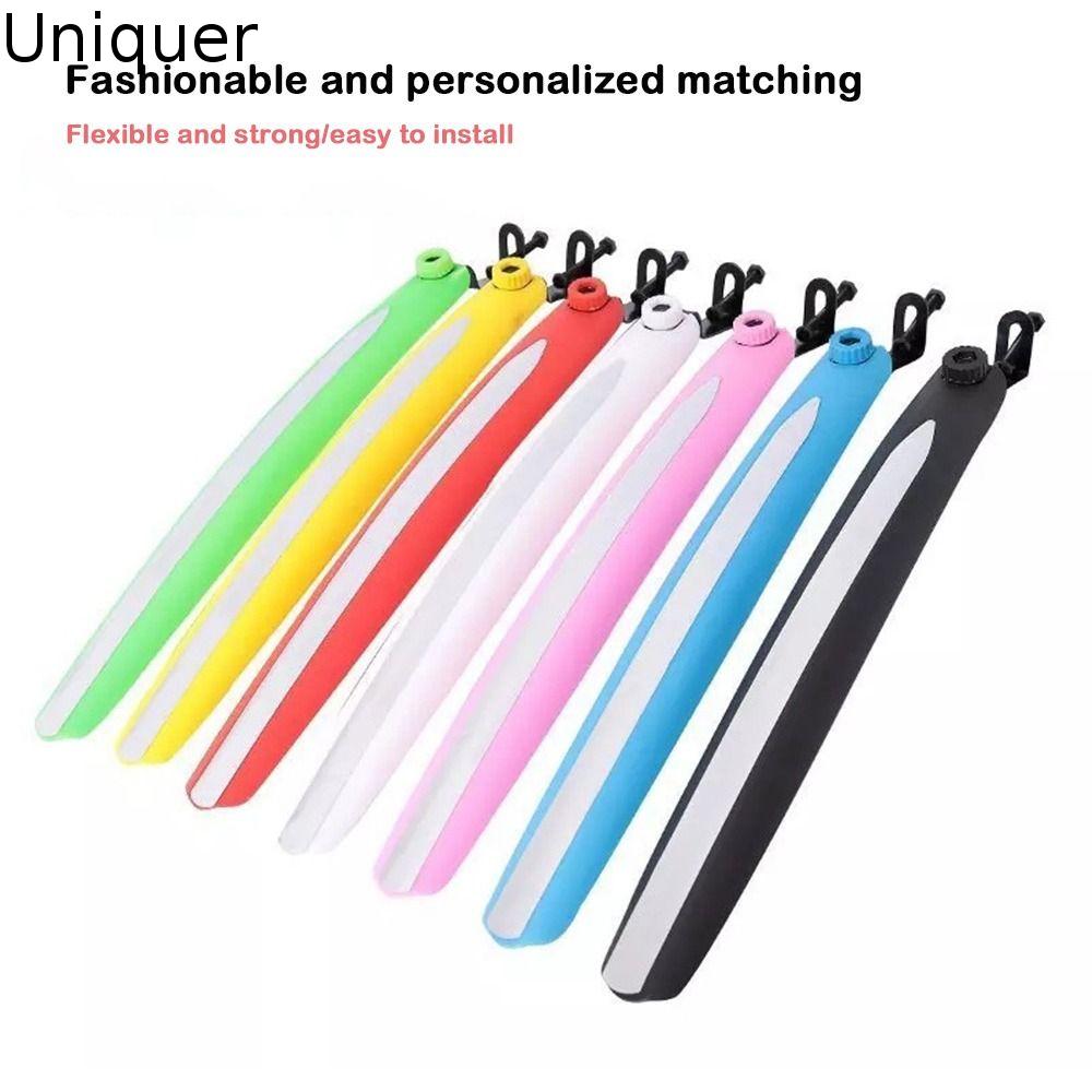 Sjjl Multi-Colored Mountain Bike Fenders Made of Plastic Easy to Disassemble Mudguards for Road Racing, Universal, Road Bike Fenders Bicycle Parts ราคา 81 บาท*ส่งฟรี