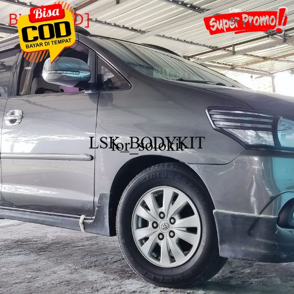 Promo Bodykit Toyota Kijang Innova Bodikit Toyota Kijang Innova 2013- 2015 Body Kit Kijang Innova Bodikit Innova Body Kit Bodikit Grade-A Lentur-Tebal-Kuat Giá 1,157,000 Đồng*Miễn phí vận chuyển