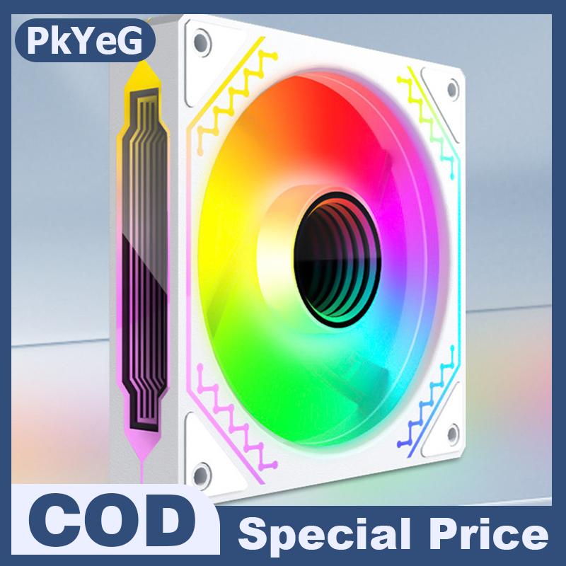 PkYeG 12cm argb máy tính trường hợp câm người hâm mộ PC tháp im lặng làm mát không khí PWM 4pin tốc độ cao 1600 PWM DC12V hiệu ứng gương Hệ thống làm mát Giá 97,173 Đồng*Miễn phí vận chuyển