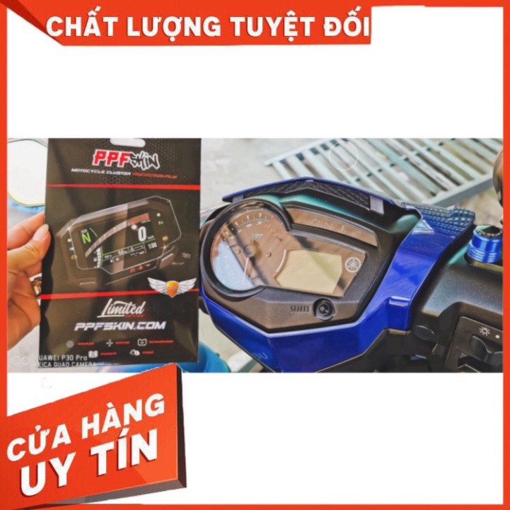 PYamaha Exciter 150 – Ex 150 Miếng dán PPF bảo vệ mặt đồng hồ xe, chống trầy xước màn hình, xước tự phục hồi , PPF USA