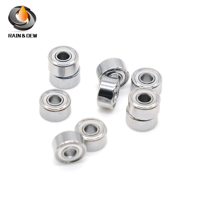 10pcs s693zz s693 s693z bi thép không gỉ mang abec7 3x8x4 bóng mang