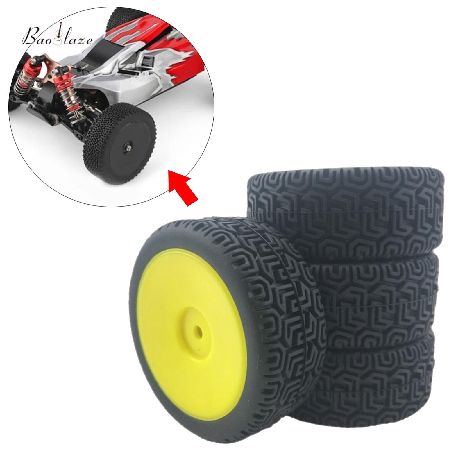 Baoblaze 4pcs RC Car 66mm Rubber Tires for WLtoys 144001 and 1/18 1/16 1/10 RC Buggy Crawler Drift On/Off Road Car Spare Parts Replacements ราคา 7,156 บาท*ส่งฟรี