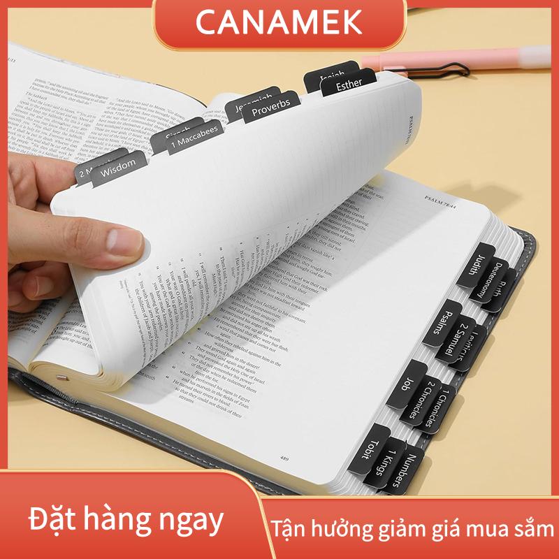 CANAMEK sticker Tab Kinh Thánh, 75 tab, đầy màu sắc, Tab Kinh Thánh nhiều lớp cho phụ nữ và nam giới, Tab Kinh Thánh Để Nghiên Cứu Kinh Thánh, Tab chỉ mục Kinh Thánh, Tab Sách Kinh Thánh, Tab nhãn Kinh Thánh