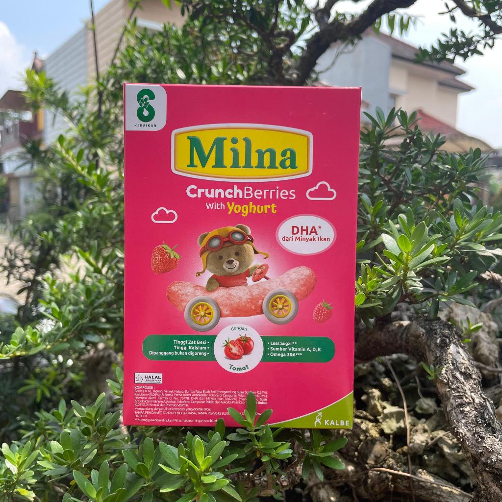 MILNA CRUNCH CHEESE BERRIES 20G CEMILAN ANAK MPASI 8+