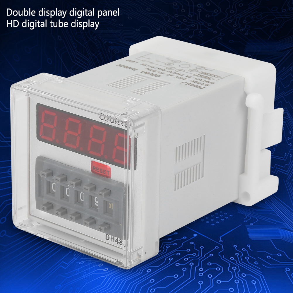 LED Counter ABS Case Digital Counter Relay Panel Cover Anti Deformation for Automatic Control ราคา 349 บาท*ส่งฟรี