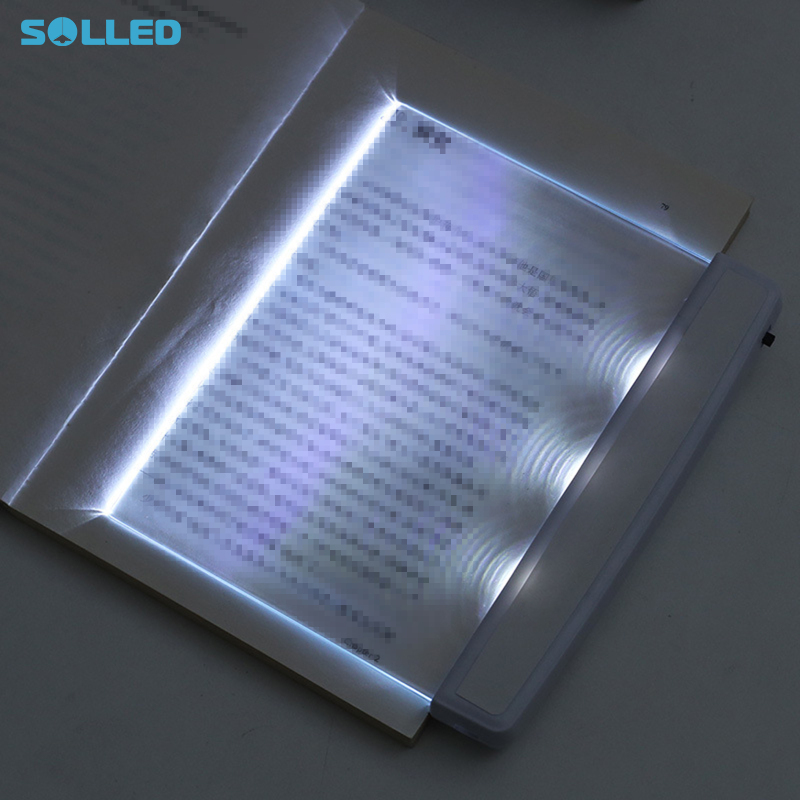 Đèn Led Đọc Sách phẳng bảng điều khiển dạng Tấm Đèn Kiểu thẻ đánh dấu sách xách tay bảo vệ mắt đồ dùng học tập ánh sáng đọc sách cho giường du lịch bằng ô tô