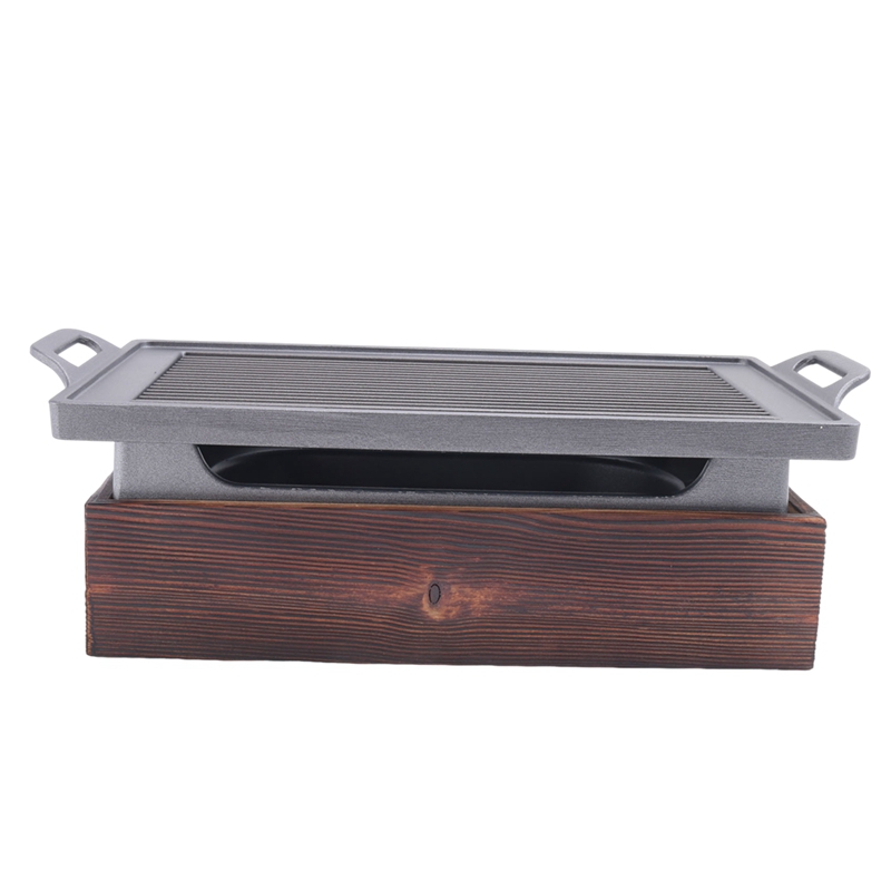 B1Smokeless Portable BBQ Grill Korean Japanese Charcoal BBQ Oven Barbecue Grill Household Outdoor Non-Stick BBQ Oven