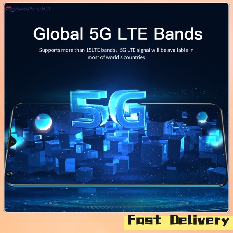 Broadfashion 6.7-Inch P41 PRO Smartphone (12+512GB) Android 10.0 13mp+24mp HD Camera 4800 mAh battery Cellphone ราคา 2,802 บาท*ส่งฟรี