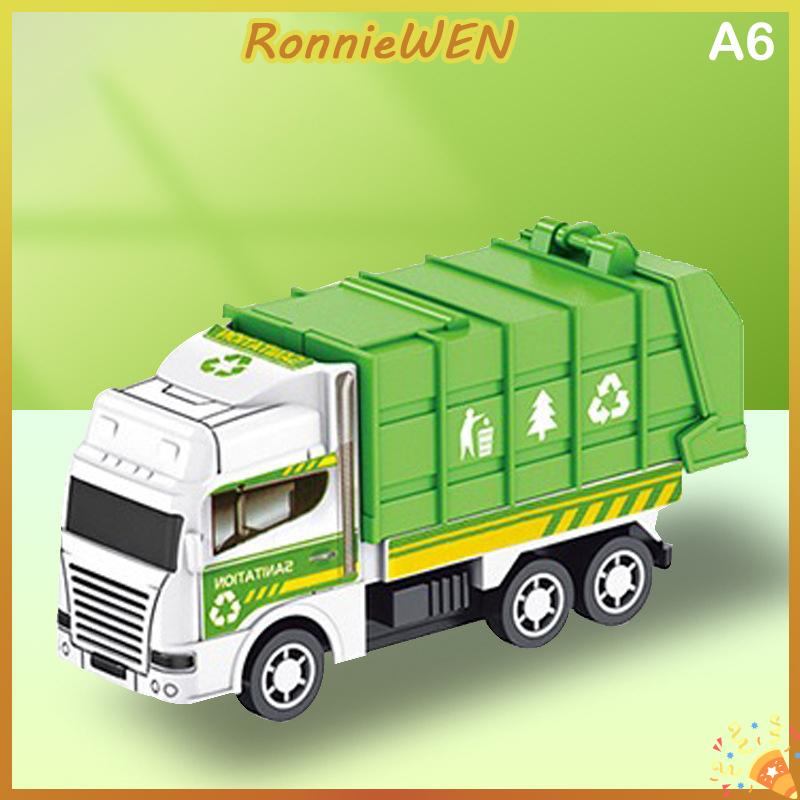 [RonnieWEN] Trẻ em Đồ chơi xe hơi quán tính vệ sinh xe tải mô hình kéo trở lại kỹ thuật quân sự Xe chữa cháy động cơ bé trai đồ chơi cho trẻ em Quà tặng - 9