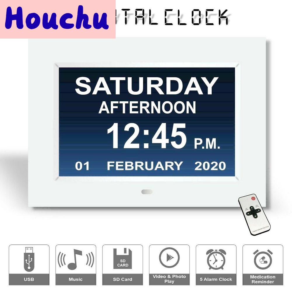 HOUCHU วันที่ ตัวอักษรขนาดใหญ่ ภาวะสมองเสื่อม หน้าจอ LCD เวลา ใหญ่ ปฏิทิน นาฬิกาปลุก นาฬิกาดิจิตอล การตกแต่งบ้าน ราคา 1,174 บาท*ส่งฟรี