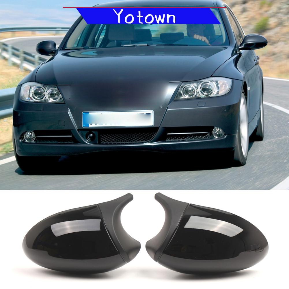 Yotown POENVFPO ABS Ốp gương bên phong cách xe đua Bảo vệ chống trầy xước và bụi Dễ dàng lắp đặt và tháo gỡ để nâng cấp xe Giá 707,000 Đồng*Miễn phí vận chuyển