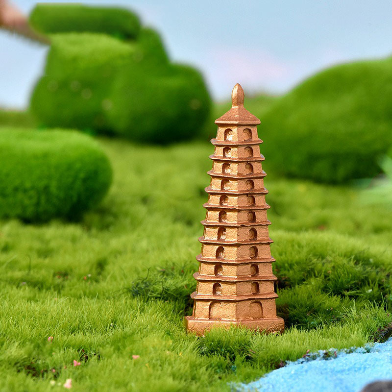 Tiểu cảnh tháp 11 tầng trang trí hồ cá, bể cá, chậu cây, tiểu cảnh terrarium