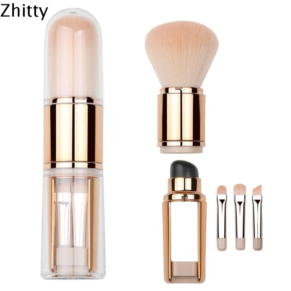 ZHITTY Mềm Bộ cọ trang điểm Cọ đánh phấn mắt Thuận tiện Cọ đánh phấn Nhẹ và tiện dụng Co giãn Cọ che khuyết điểm Trang điểm