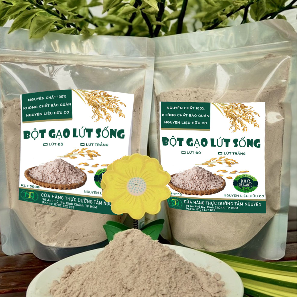 Bột gạo lứt sống TN hữu cơ gói 500g