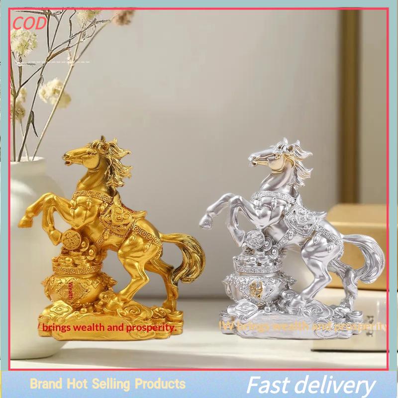 [COD]PkYeG💖💖💖 เครื่องประดับทองเหลืองรูปม้าและลิงสุดสร้างสรรค์พวงกุญแจน่ารักเครื่องประดับสำหรับบ้านสำนักงานเดสก์ท็อปของเล่นแสนตลก ราคา 138 บาท*ส่งฟรี