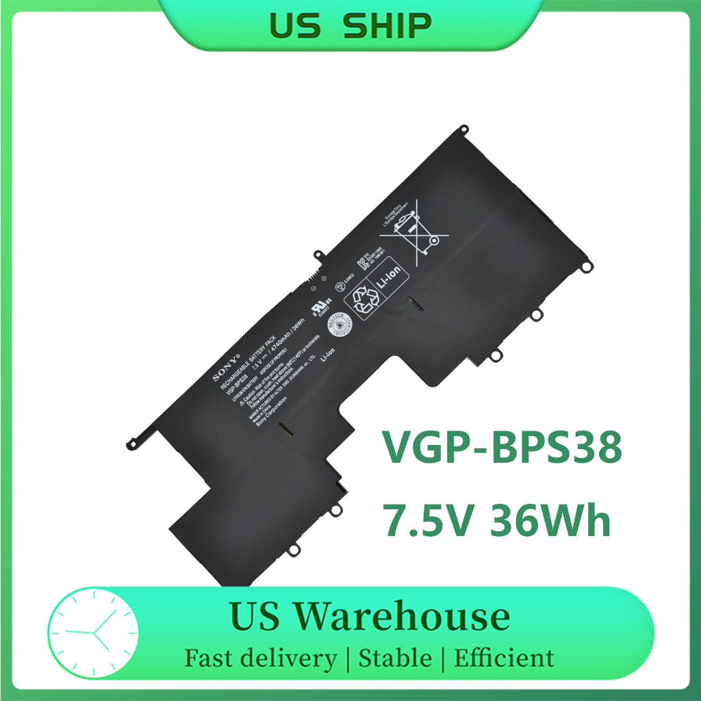 Pin ZIN SONY SVP13 Pro13 Pro11 SVP1322BPXB SVP1322DCXS VGP-BPS38 New