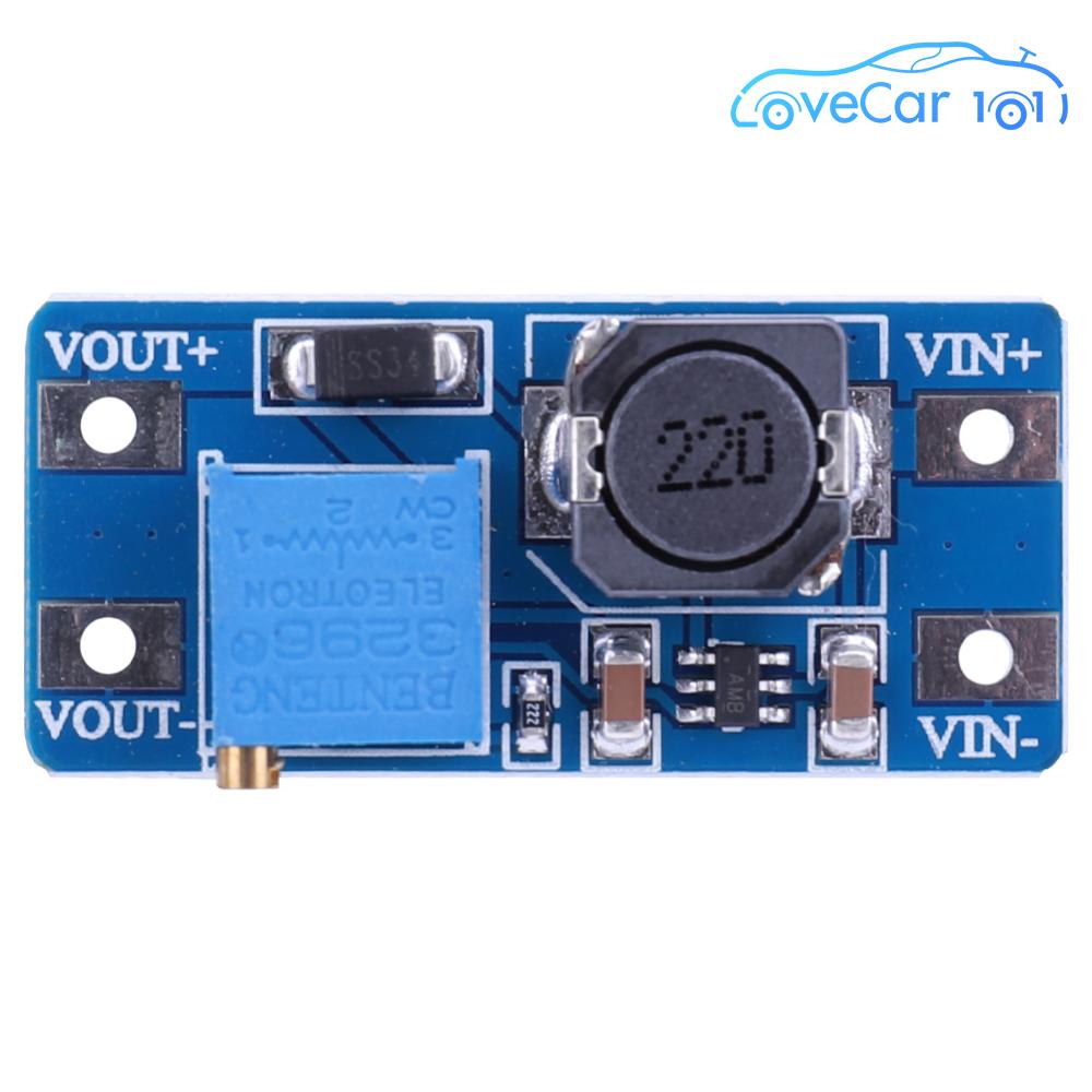 Power Supply Module DC-DC Step Up Power Apply Module Adjustable 2A Max 2V-24V To 5V 9V 12V 28V ราคา 44 บาท*ส่งฟรี
