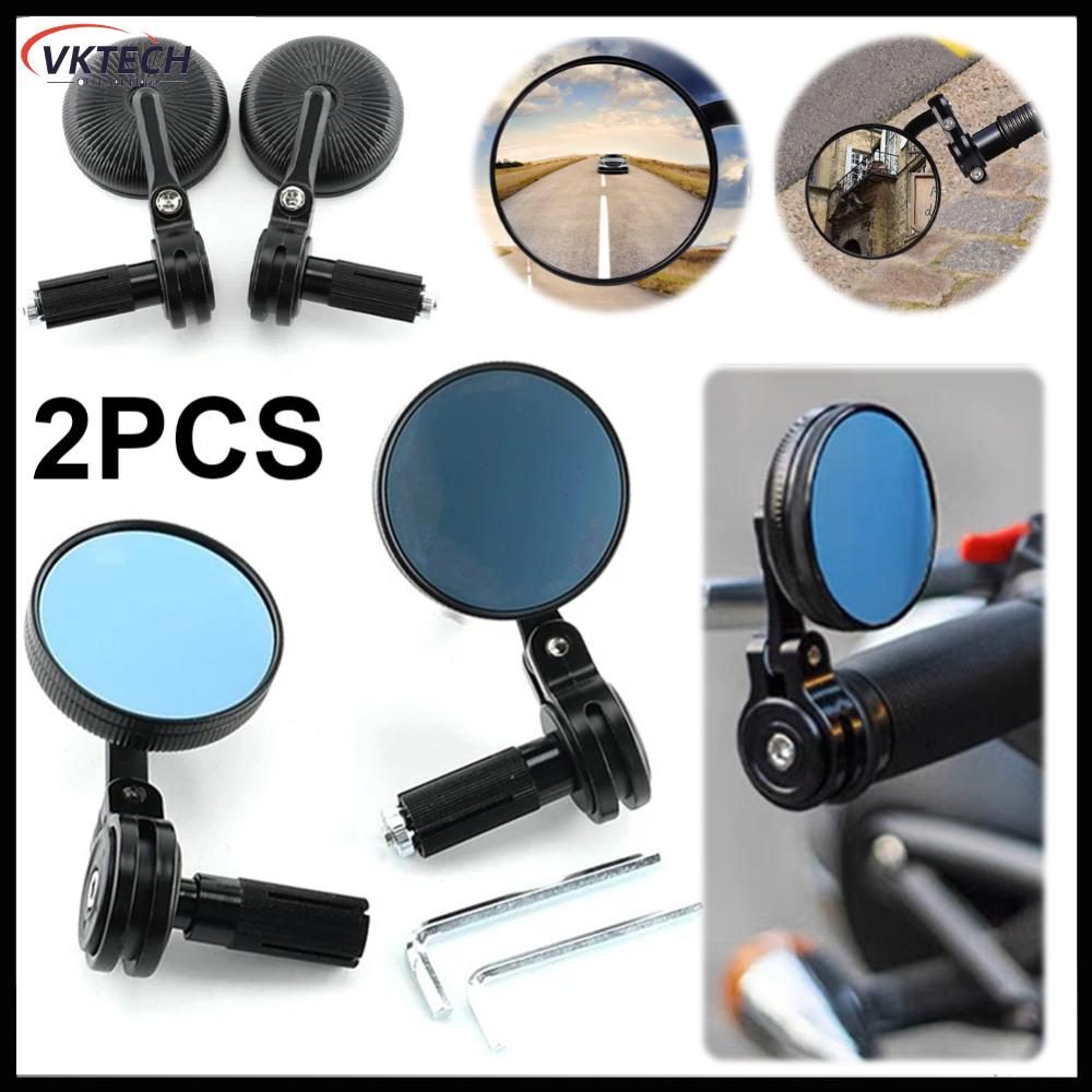 【Vktech】🔥🔥🔥 มอเตอร์จักรยานยนต์กลม 7/8 กระจกมองหลัง กระจกด้านข้างมอเตอร์จักรยานยนต์สำหรับ Harley Suzuki Honda Kawasaki Cruiser【1-3 วันเสร็จสิ้น】 ราคา 245 บาท*ส่งฟรี
