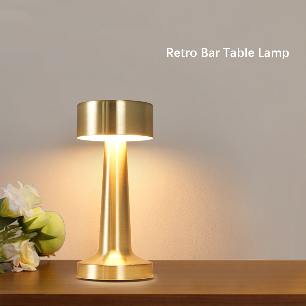 TaffLED Lampu Meja Hias Touch LED USB Rechargeable Tri Color 3W - QS-004