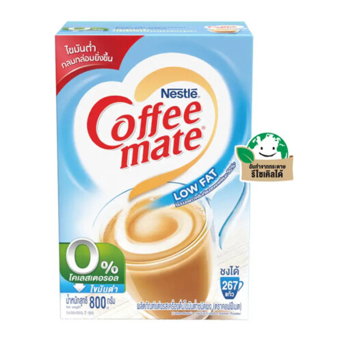 Coffee Mate Low-Fat Creamer, Box 800g. ราคา 130 บาท*ส่งฟรี