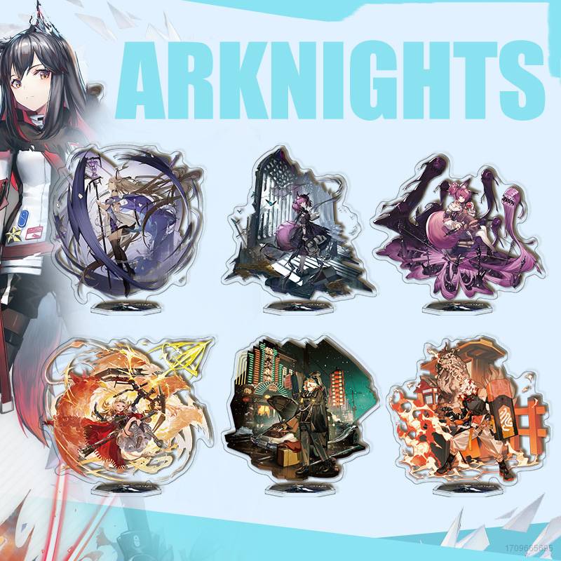 FZ GAME Arknights Figure Anime Model Toys Action Plate Holder Home Decor Collection Ornaments Gifts ZF