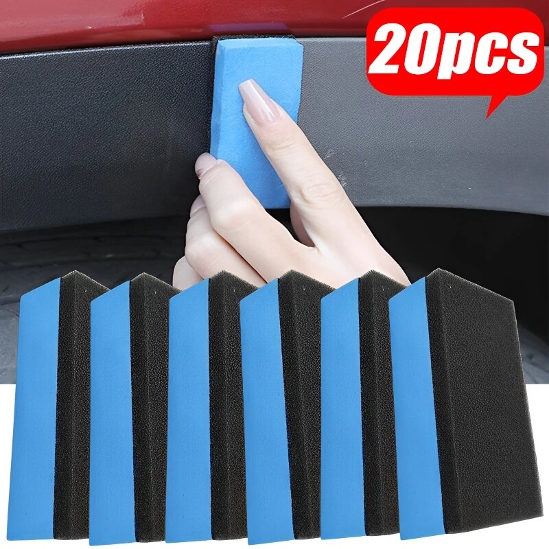 1/20pcs phủ xe ô tô miếng mút sơn xe khối miếng xốp đánh bóng tẩy lông