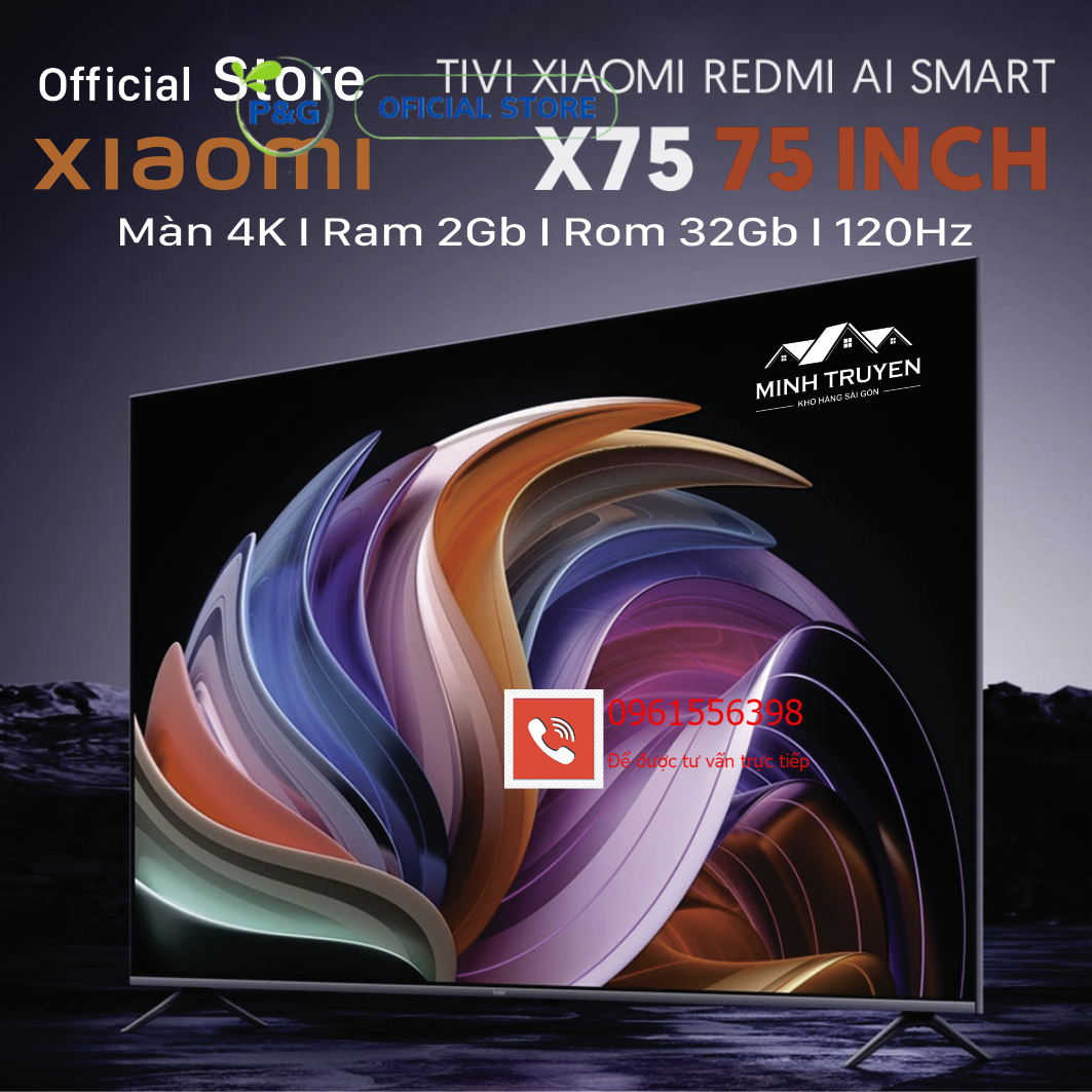 Tivi Xiaomi Redmi AI Smart X75 75 inch Ram2/32gb/MEMC |