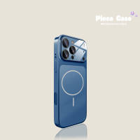Ốp Bảo Vệ Điện Thoại Màu Đen Cam Sáng Tạo Tương Thích Cho IPhone 16 17 Air 15 13 16 14 Pro Max 16 17 14 15 Pro Kính Đơn Giản Sang Trọng Từ Tính Mờ Chống Sốc Bìa Mềm