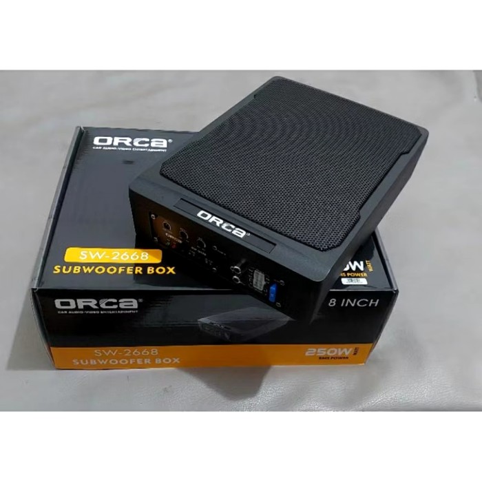 SUBWOOFER KOLONG AKTIF ORCA SW-2663 / SUB KOLONG MOBIL ORCA 8 INCH - YUNIC STORE01 Harga  1,455,000 Ringgit*Penghantaran Percuma