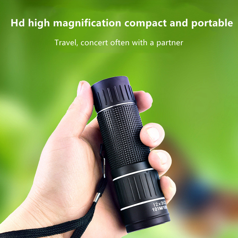 Monoculars Compact HD 12X30 Portable Telescope For Bird Watching Travel ราคา 4,721 บาท*ส่งฟรี