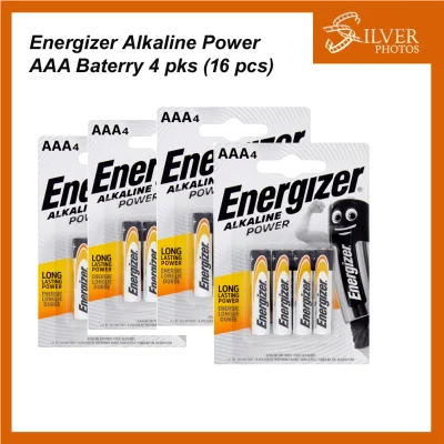 4pks (16pcs) Energizer AAA(3A)X4 Alkaline Power Battery
