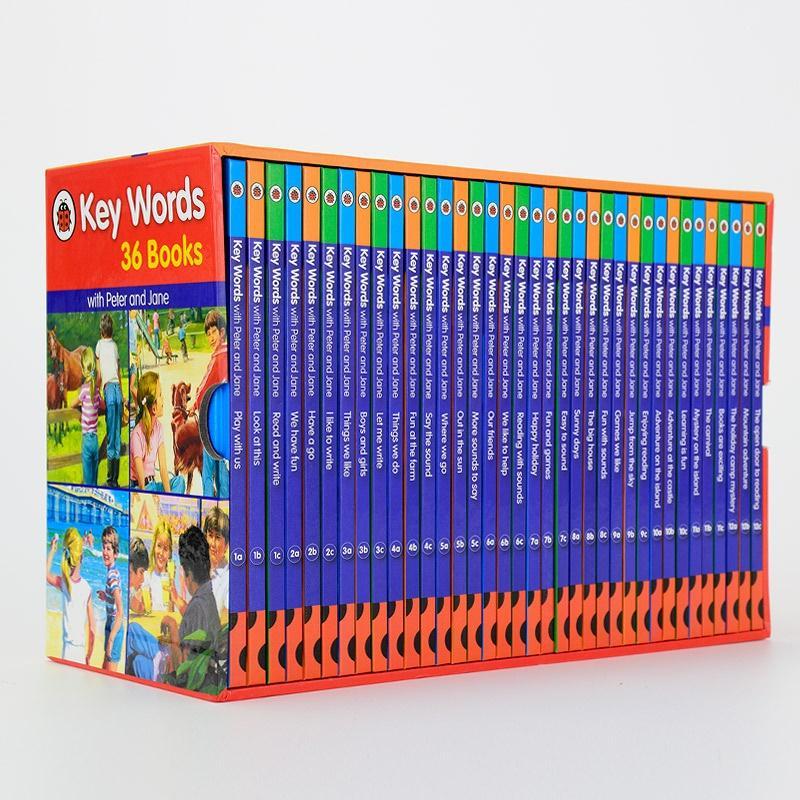 Ladybird Keywords with Peter and Jane Collection Book Set (36 Books) (Ladybird Key Words)