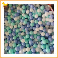 100Pcs Ball Pit Balls Thickened Eco-friendly Smooth Reusable Bite-resistant Hand-on Ability PE Material Macaron Color Pit Balls Kindergarten Toy