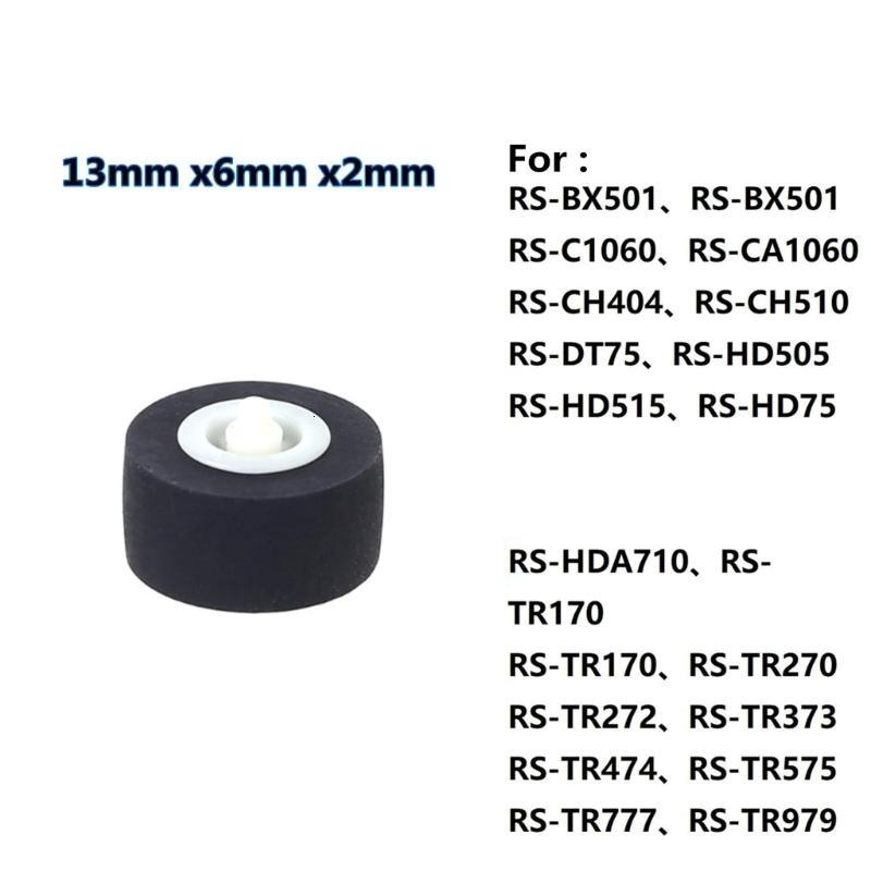 Cao su chất lượng cao Cassette bánh xe vành Đai ròng rọc trục lăn kẹp cho rstr272, rstr373, rstr474, rstr575, rstr777 Máy nghe Băng Cassette