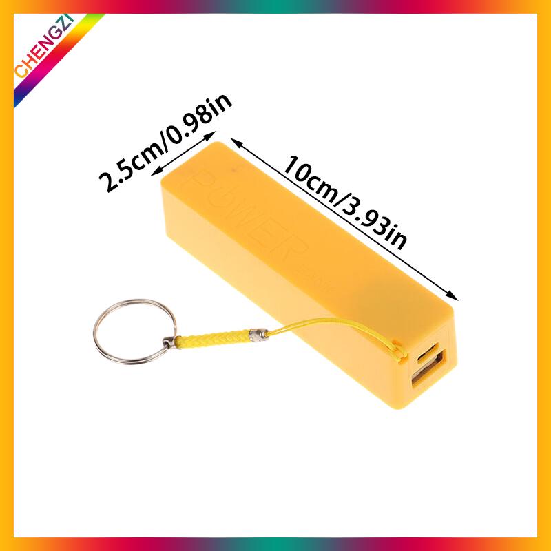CHENGZI Điện thoại di động ngân hàng sạc pin gói cho trường hợp tự làm hộp Protable đầy màu sắc stroage hộp