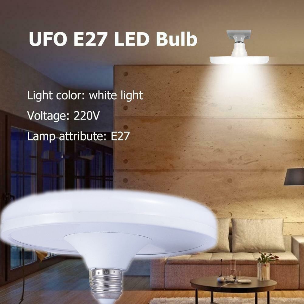 Ensign mới 12w-65w siêu sáng trắng bóng đèn ufo tiết kiệm năng lượng đèn led e27