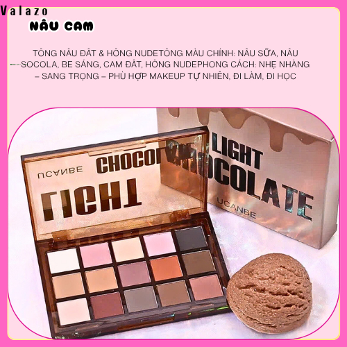Bảng Phấn Mắt UCANBE 16 Ô Tông Nude Đào Dễ Dùng Lì Nhũ Lên Màu Chuẩn Không Rơi Bột Miễn Phí Vận Chuyển Hàng Mới Khuyến Mãi Bảo Hành Chính Hãng Chất Lượng Cao Dành Cho Phái Đẹp - 3