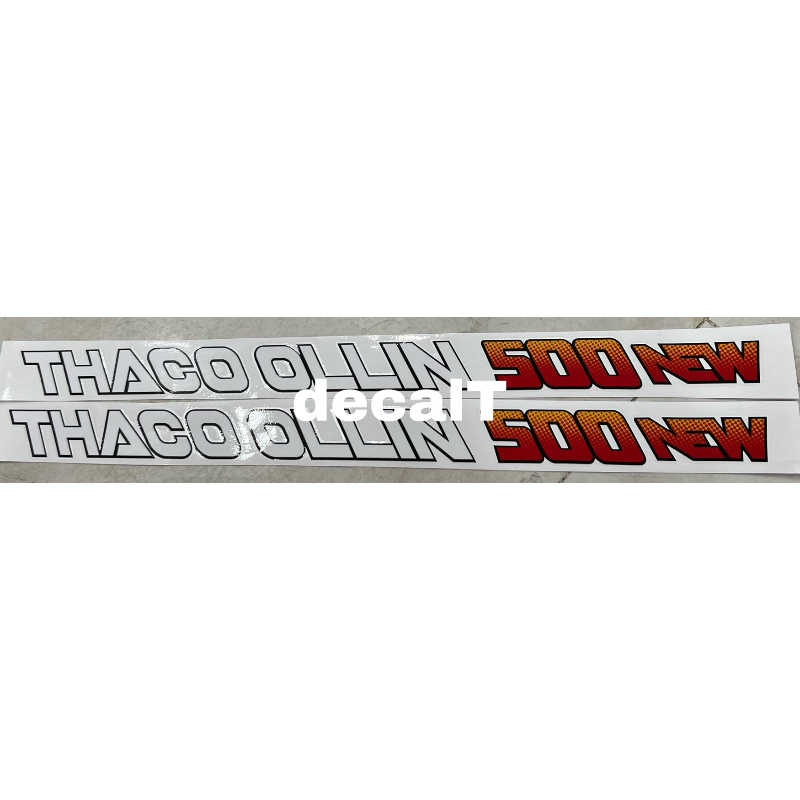 Tem Chữ Thaco Ollin 500 New Dán Xe Tải. Tem Chữ Thaco Ollin 500 New Dán Xe Tải