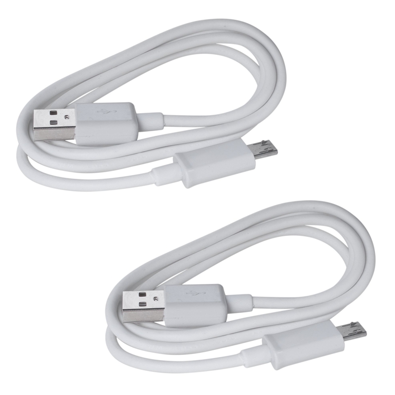 2X Replacement USB Cable for Kindle, Kindle Touch, Kindle Fire, Kindle Keyboard, Kindle DX White