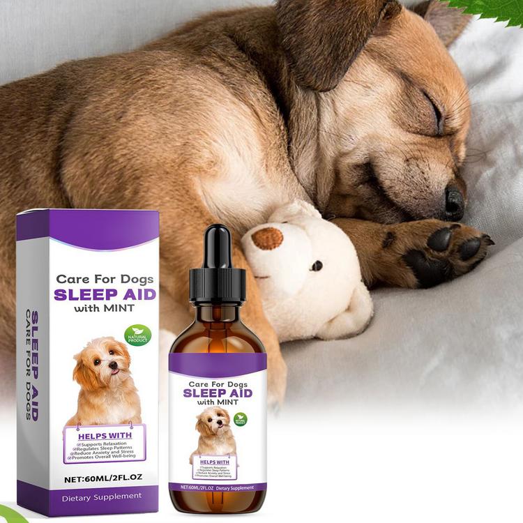 Thuốc ngủ cho chó Hỗ trợ giấc ngủ cho chó Chiết xuất cứu trợ chó Thuốc bổ sung làm dịu cho chó tự nhiên thuốc nhỏ giúp chó yên tĩnh hiệu quả 60ml cho chó ngủ ngon excitement