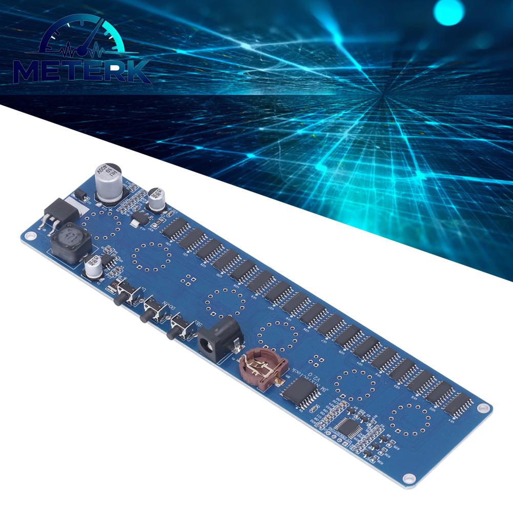 Meterk Nixie Tube Clock Board 12 และ 24 ชั่วโมงโหมด Nixie Tube Clock Kit สำหรับแสดงเวลา ราคา 2,881 บาท*ส่งฟรี