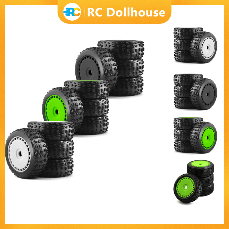 LEQI 116mm Tires 1 8 Scale RC Off Road Buggy Tyre Wheel 17Mm Hex