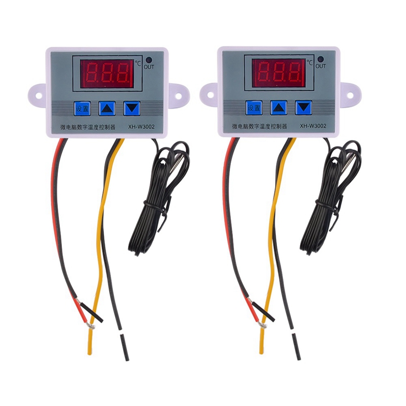 Microcomputer Thermostat Thermoregulator Heat Cool Temperature Control Switch Temperature Controller Digital Display