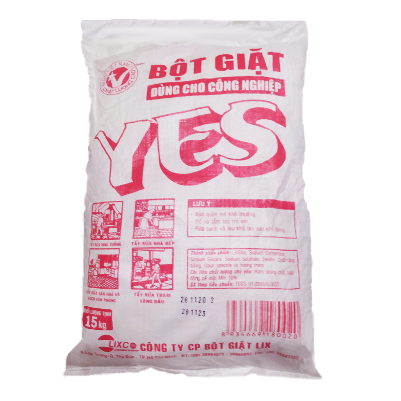 Bột giặt YES hương nước hoa bao 15Kg