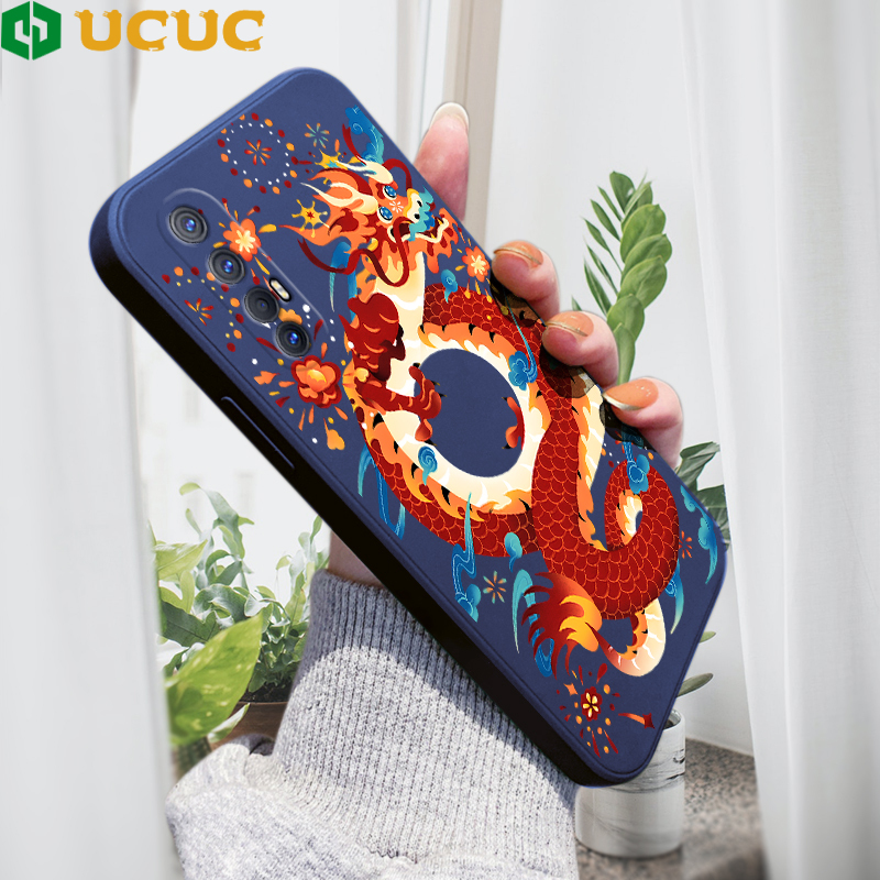 UCUC Vỏ Ốp cho Oppo reno3 Reno 3 5G Reno 3 Pro 5G Vỏ Ốp Silicone lỏng cho nam nữ hoạt hình pháo hoa 