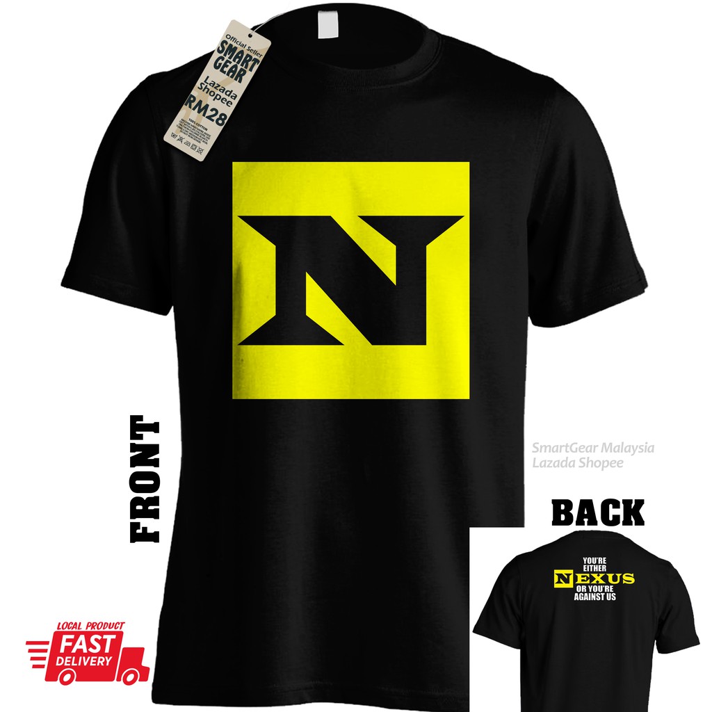 Nexus WWE RAW NXT T-shirt Đấu vật UFC Unisex Người lớn Cotton